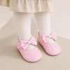image:imageVIFUUR Baby Girls Mary Jane Flats Bowknot Soft Sole Pre Walker Shoes03 Pink Bow