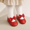image:imageVIFUUR Baby Girls Mary Jane Flats Bowknot Soft Sole Pre Walker Shoes05 Red Bow