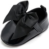 image:imageVIFUUR Baby Girls Mary Jane Flats Bowknot Soft Sole Pre Walker ShoesGlossy Black