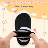 image:imageVIFUUR Baby Shoes Toddler Sneakers First Walking Shoes 036 MonthsH Black 2stripes