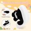 image:imageVIFUUR Baby Shoes Toddler Sneakers First Walking Shoes 036 MonthsH Black