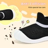 image:imageVIFUUR Baby Shoes Toddler Sneakers First Walking Shoes 036 MonthsH Black