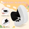 image:imageVIFUUR Baby Shoes Toddler Sneakers First Walking Shoes 036 MonthsH Black Board