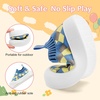 image:imageVIFUUR Baby Shoes Toddler Sneakers First Walking Shoes 036 MonthsL Yellowblue Board