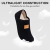 image:imageVIFUUR House Slippers for Women Men Fuzzy Barefoot Slipper Socks02 Black