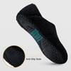 image:imageVIFUUR House Slippers for Women Men Fuzzy Barefoot Slipper Socks02 Black