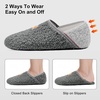 image:imageVIFUUR House Slippers for Women Men Fuzzy Barefoot Slipper Socks03 Grey