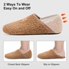 image:imageVIFUUR House Slippers for Women Men Fuzzy Barefoot Slipper Socks04 Brown