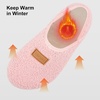 image:imageVIFUUR House Slippers for Women Men Fuzzy Barefoot Slipper Socks05 Pink