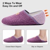 image:imageVIFUUR House Slippers for Women Men Fuzzy Barefoot Slipper Socks06 Purple