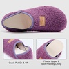 image:imageVIFUUR House Slippers for Women Men Fuzzy Barefoot Slipper Socks06 Purple