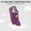 image:imageVIFUUR House Slippers for Women Men Fuzzy Barefoot Slipper Socks06 Purple