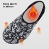 image:imageVIFUUR House Slippers for Women Men Fuzzy Barefoot Slipper SocksBlack Cashew