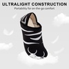 image:imageVIFUUR House Slippers for Women Men Fuzzy Barefoot Slipper SocksBlack Cat Paw