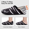 image:imageVIFUUR House Slippers for Women Men Fuzzy Barefoot Slipper SocksBlack Cat Paw