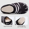 image:imageVIFUUR House Slippers for Women Men Fuzzy Barefoot Slipper SocksBlack Cat Paw