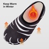 image:imageVIFUUR House Slippers for Women Men Fuzzy Barefoot Slipper SocksBlack Cat Paw