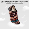 image:imageVIFUUR House Slippers for Women Men Fuzzy Barefoot Slipper SocksBoho Orange