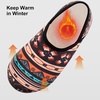 image:imageVIFUUR House Slippers for Women Men Fuzzy Barefoot Slipper SocksBoho Orange