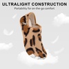 image:imageVIFUUR House Slippers for Women Men Fuzzy Barefoot Slipper SocksBrown Leopard