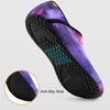 image:imageVIFUUR House Slippers for Women Men Fuzzy Barefoot Slipper SocksColorful Aurora