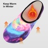 image:imageVIFUUR House Slippers for Women Men Fuzzy Barefoot Slipper SocksColorful Aurora
