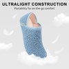 image:imageVIFUUR House Slippers for Women Men Fuzzy Barefoot Slipper SocksCoralblue