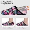 image:imageVIFUUR House Slippers for Women Men Fuzzy Barefoot Slipper SocksFlamingo