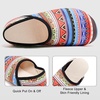 image:imageVIFUUR House Slippers for Women Men Fuzzy Barefoot Slipper SocksGeometric Style
