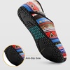 image:imageVIFUUR House Slippers for Women Men Fuzzy Barefoot Slipper SocksGeometric Style