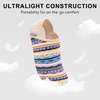 image:imageVIFUUR House Slippers for Women Men Fuzzy Barefoot Slipper SocksMulticolored Stripes