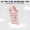 image:imageVIFUUR House Slippers for Women Men Fuzzy Barefoot Slipper SocksPink Striped