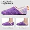 image:imageVIFUUR House Slippers for Women Men Fuzzy Barefoot Slipper SocksPurple Cashew