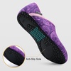 image:imageVIFUUR House Slippers for Women Men Fuzzy Barefoot Slipper SocksPurple Cashew