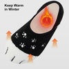 image:imageVIFUUR House Slippers for Women Men Fuzzy Barefoot Slipper SocksWhite Cat Paw
