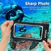 image:imageVIFUUR IPX8 Waterproof Phone Pouch Universal Cellphone Dry Bag Case Compatible for iPhone 15 14 13 12 Pro Max XS Plus Samsung Galaxy Phone Protector for Beach Diving Swimming 2 Pack BlackRose