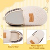 image:imageVIFUUR Kids Boys Girls House Slippers Babys Slip on Barefoot Socks TollderBeige Leopard