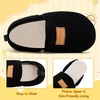 image:imageVIFUUR Kids Boys Girls House Slippers Babys Slip on Barefoot Socks TollderBlack