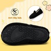 image:imageVIFUUR Kids Boys Girls House Slippers Babys Slip on Barefoot Socks TollderBlack