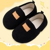 image:imageVIFUUR Kids Boys Girls House Slippers Babys Slip on Barefoot Socks TollderBlack
