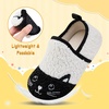 image:imageVIFUUR Kids Boys Girls House Slippers Babys Slip on Barefoot Socks TollderCat Paw