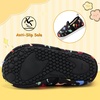 image:imageVIFUUR Kids Boys Girls House Slippers Babys Slip on Barefoot Socks TollderDinosaur