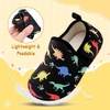 image:imageVIFUUR Kids Boys Girls House Slippers Babys Slip on Barefoot Socks TollderDinosaur