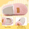 image:imageVIFUUR Kids Boys Girls House Slippers Babys Slip on Barefoot Socks TollderPink