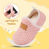 image:imageVIFUUR Kids Boys Girls House Slippers Babys Slip on Barefoot Socks TollderPink