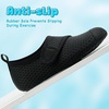 image:imageVIFUUR Kids Water Shoes Boys Girls Barefoot Water Sports Socks HookampLoop Beach Shoes Quick Dry Aqua Socks Swim Walking Outdoor Sports for ToddlerBlack Circle