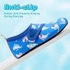 image:imageVIFUUR Kids Water Shoes Boys Girls Barefoot Water Sports Socks HookampLoop Beach Shoes Quick Dry Aqua Socks Swim Walking Outdoor Sports for ToddlerBlue Shark
