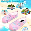 image:imageVIFUUR Kids Water Shoes Boys Girls Barefoot Water Sports Socks HookampLoop Beach Shoes Quick Dry Aqua Socks Swim Walking Outdoor Sports for ToddlerCloud Unicorn