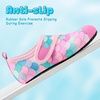 image:imageVIFUUR Kids Water Shoes Boys Girls Barefoot Water Sports Socks HookampLoop Beach Shoes Quick Dry Aqua Socks Swim Walking Outdoor Sports for ToddlerFish Scales Pink