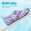 image:imageVIFUUR Kids Water Shoes Boys Girls Barefoot Water Sports Socks HookampLoop Beach Shoes Quick Dry Aqua Socks Swim Walking Outdoor Sports for ToddlerFish Scales Purple